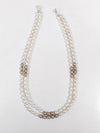 Minimalist Two Strand Pearl Necklace – Freshwater Pearls