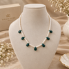 Pearl & Green Onyx Necklace