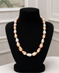 Peach Baroque Pearl Necklace