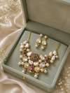 Royal Kundan Baroque Pearl Necklace Set