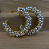 Freshwater Pearl Hoop Earring