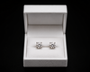Sparkling Round Moissanite Stud Earrings