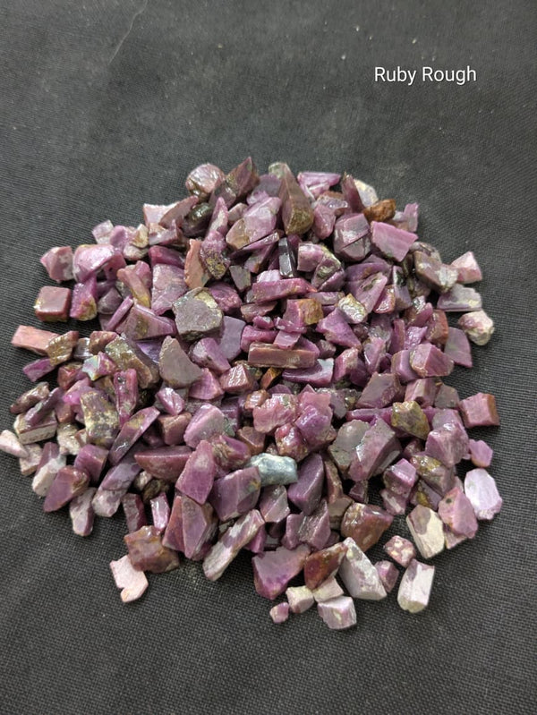 Natural Ruby Raw (Vastu) - 100 gm