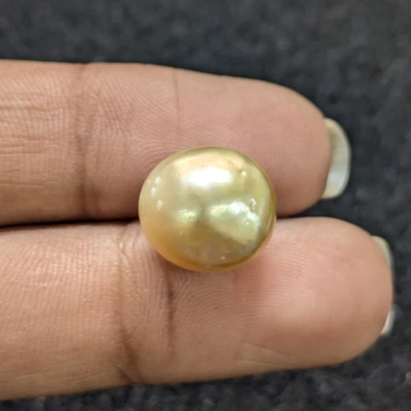 Golden South Sea Pearl ~ 9.62 Cts