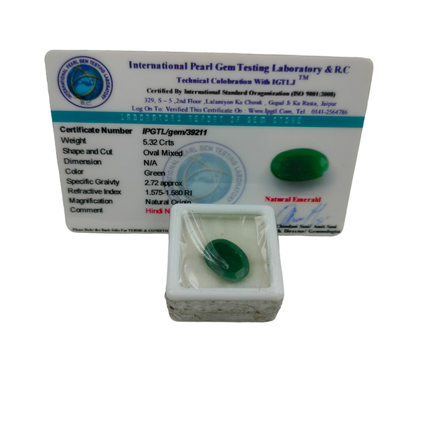 Natural Emerald ~ 5.32 Cts