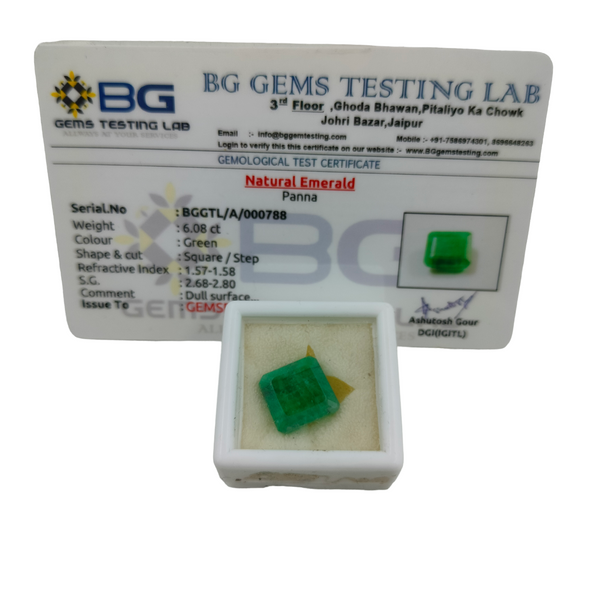 Natural Emerald ~ 6.08 Cts