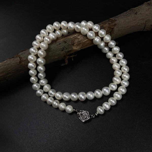 Freshwater Pearl Necklace | Minimal Pearl Necklace | Gift For Her