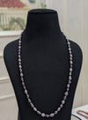 Gray keshi pearl necklace