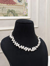 White Fancy Baroque Pearl Necklace