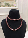 Rose Gold Fresh Water Pearl Necklace