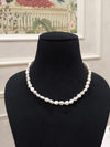 White Keshi Pearl Necklace