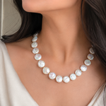 Freshwater Coin Pearl Necklace