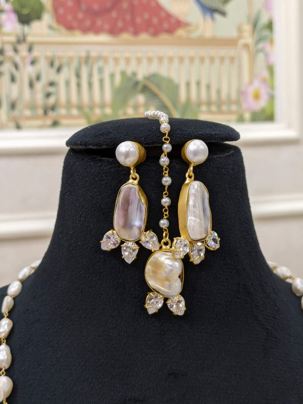 Baroque Freshwater Pearl Necklace Set