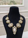 Elegant Baroque Pearl Wedding Necklace Set