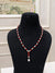 Pearl &Coral Y Necklace