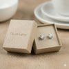 Sparkling Round Moissanite Stud Earrings