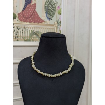 Yellow Keshi Pearl Necklace...