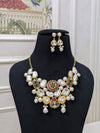 Royal Kundan Baroque Pearl Necklace Set