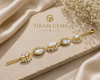 Elegant Baroque Pearl Bracelet