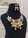 Royal Kundan Baroque Pearl Necklace Set