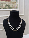 Minimalist Two Strand Pearl Necklace – Freshwater Pearls