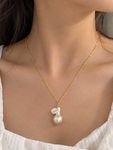 Baroque Pearl Pendant Chain