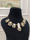 Modern Baroque Pearl Collar Necklace Set