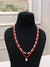 Elegant Coral & Pearl Necklace With Pearl Pendant