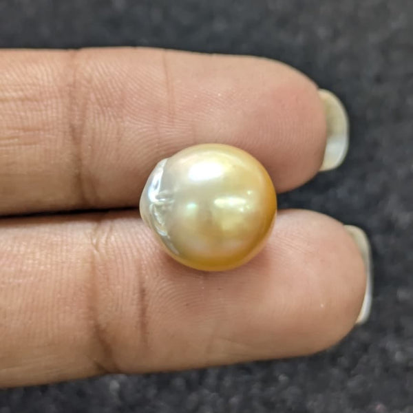 Golden South Sea Pearl ~ 10.60 Cts