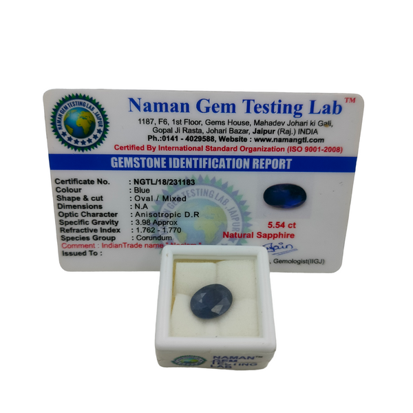 Blue Sapphire~ 5.54 Cts