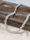 Baroque Pearl Necklace | Natural Freshwater Baroque Pearls | Unique Handmade Jewelry