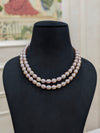 Pink Pearl Necklace – 2 Layer