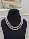 Pink Pearl Necklace – 2 Layer