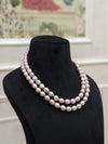 Pink Pearl Necklace – 2 Layer
