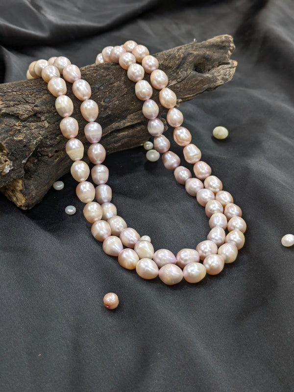 Pink Pearl Necklace – 2 Layer