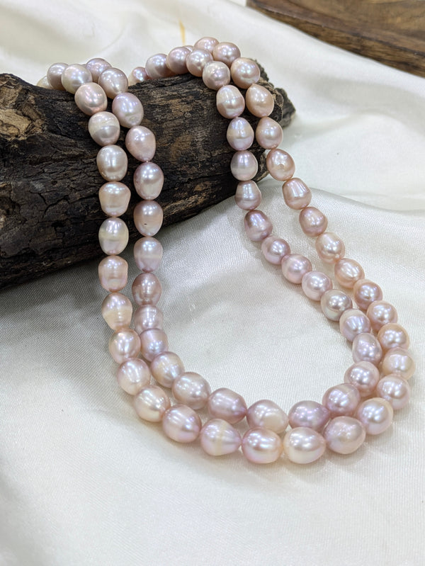 Pink Pearl Necklace – 2 Layer