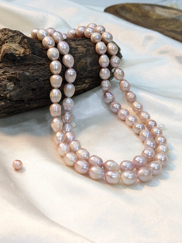 Pink Pearl Necklace – 2 Layer