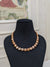 Orange Coin Pearl Necklace