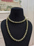 Green 2 Layer Round Pearl Necklace
