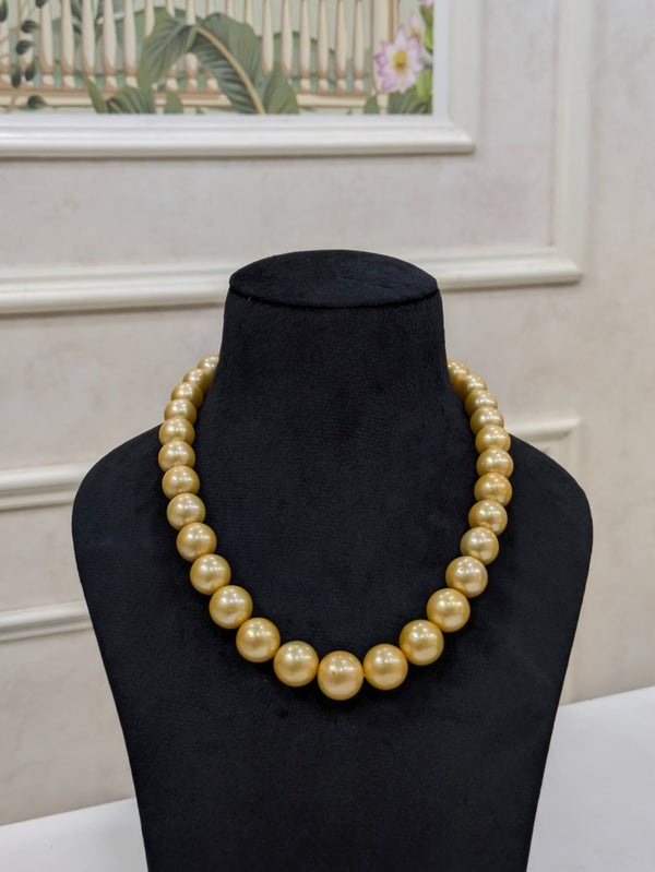 FreshWater Golden Pearl Necklace