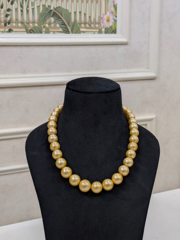 FreshWater Golden Pearl Necklace