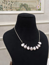 Pink Coin Silver Pearl Necklace