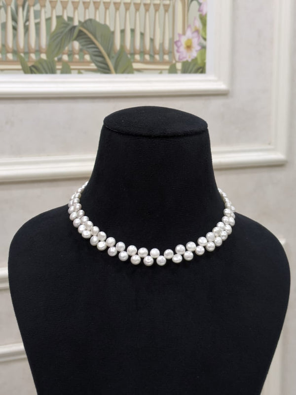 Half Round Fancy Shape Necklace
