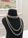Lime Green Fresh Water Pearl Necklace