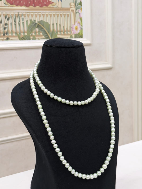 Light Green Fresh Water Pearl Necklace