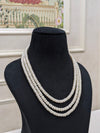3Layer Half Round Pearl Necklace