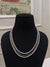 Gray & White Rice Pearl Necklace