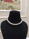 Peach Rice Pearl Necklace