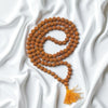 108+1 Beads Natural 5 Mukhi Rudraksha Jaap Mala For Men & Women (4MM)