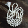 108+1 Beads Natural Freshwater Round Pearl Jaap Mala For Men & Women (5MM)